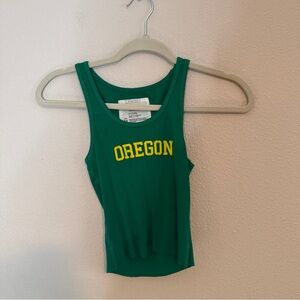 Green Oregon Women's Crop Top